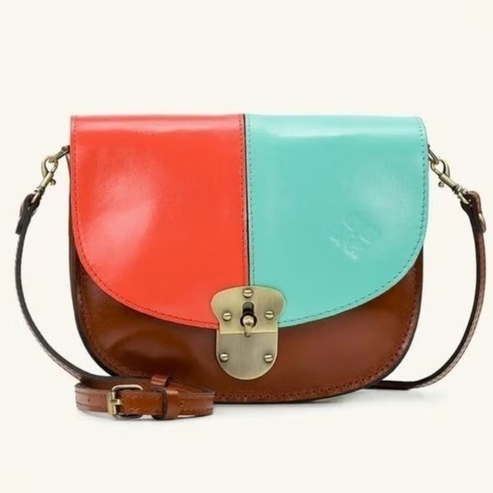 Patricia Nash Bettina Saddle Bag Colorblock